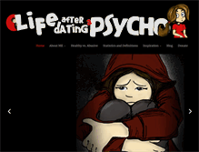 Tablet Screenshot of lifeafterdatingapsycho.com